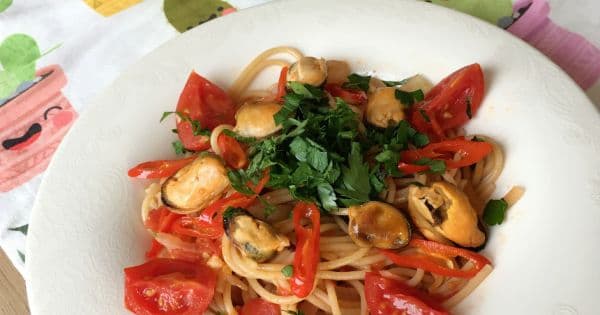 Midyeli Spagetti
