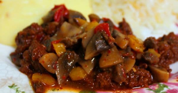 Püreli & Mantarlı Et Sote