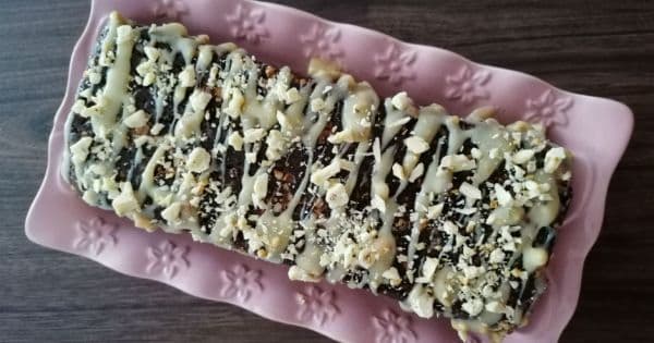 Beyaz Çikolatalı Mozaik Pasta
