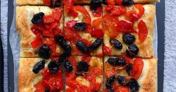 Sebzeli Focaccia