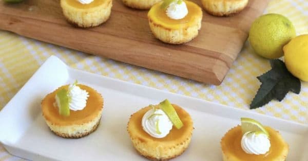 Limonlu Minik Cheesecake