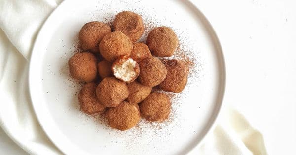 Glutensiz Raw Tiramisu Topları