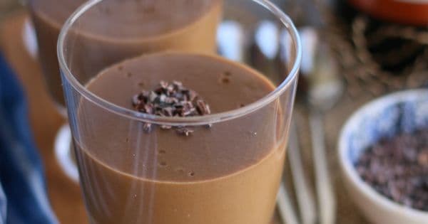 Vegan Glutensiz Kakaolu Puding