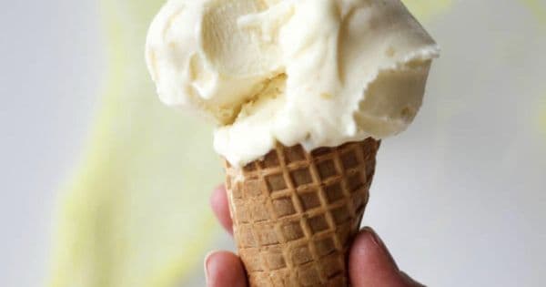Ev Yapımı Limonlu Dondurma