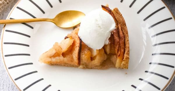 Şekersiz Elmalı Tart