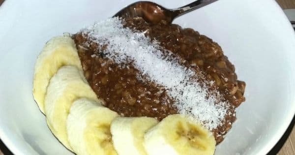 Kakaolu Muzlu Yulaf Lapası