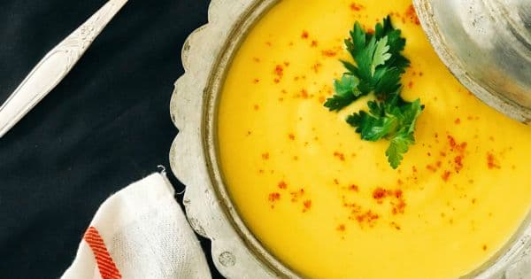 Zerdeçallı Süzme Mercimek Çorbası