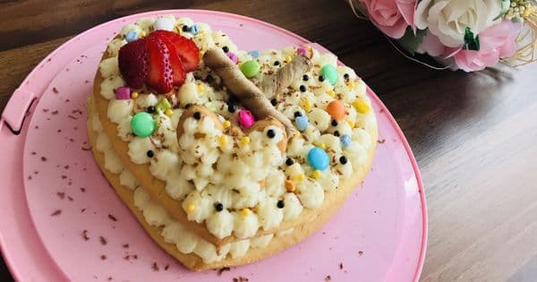 Ev Yapımı Kurabiye Pasta