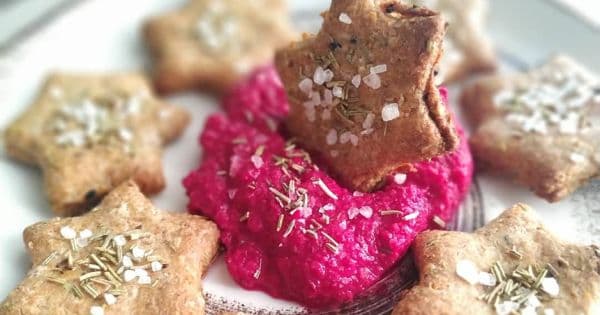 Kuru Fasulyeli Vegan Kraker