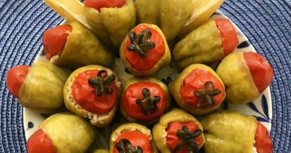 Lokmalık Zeytinyağlı Biber Dolma