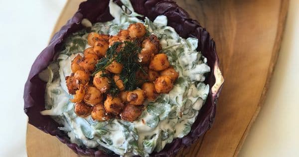 Nohutlu Semizotu Salatası