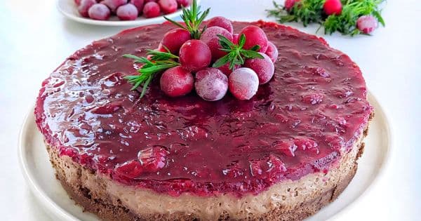 Vişneli Pişmeyen Cheesecake