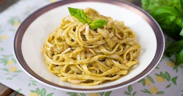 Pesto Soslu Makarna