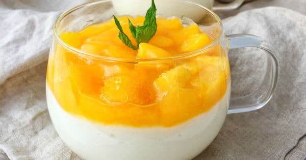 Şeftalili Muhallebi