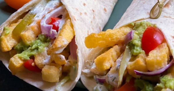 Cacıki Soslu Sebzeli Wrap