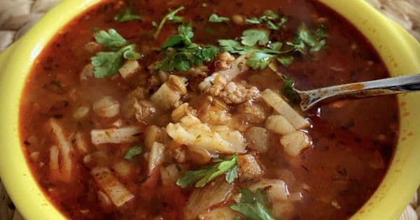 Erişteli Yeşil Mercimek Çorbası