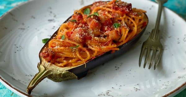 Patlıcanlı Spaghetti