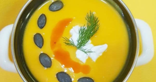 Kremalı Bal Kabağı Çorbası