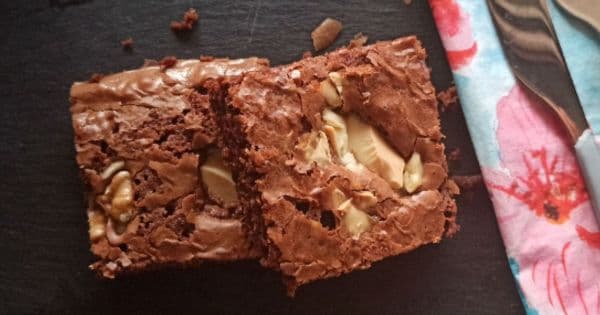 Beyaz Çikolatalı Brownie