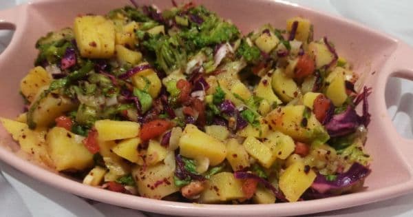 Mor Lahanalı Patates Salatası