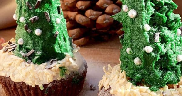 Yılbaşı Ağacı Cupcakeleri