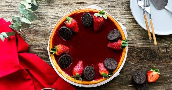 Frambuazlı Kremalı Cheesecake