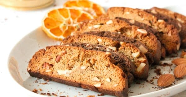 Portakallı Bademli Fit Biscotti