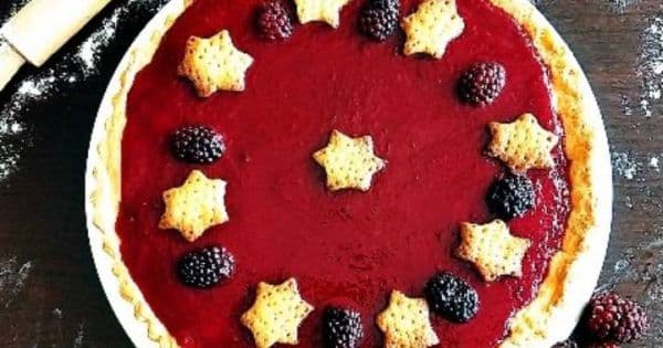 Böğürtlenli Tart