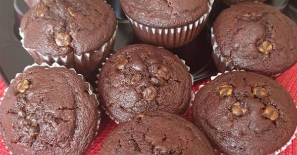 Çikolata Dolgulu Muffin