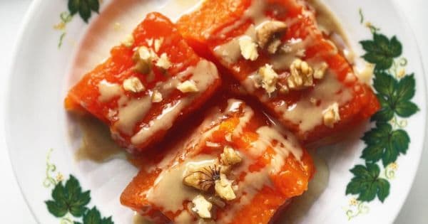 Karanfilli Tarçınlı Bal Kabağı Tatlısı