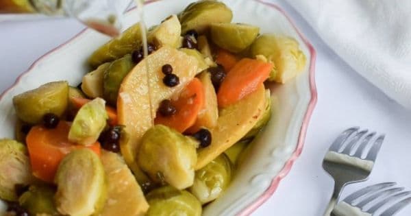Portakallı Zeytinyağlı Brüksel Lahanası