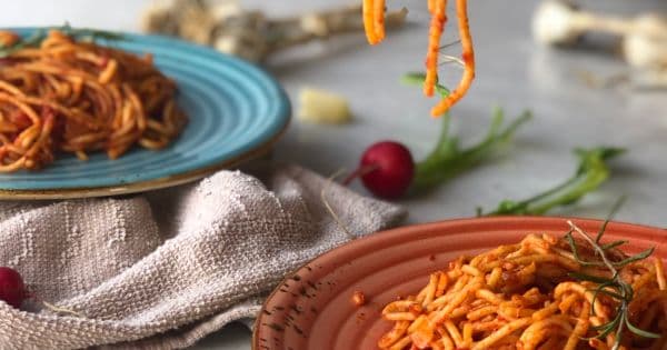 Sarımsaklı Kaşarlı Spagetti