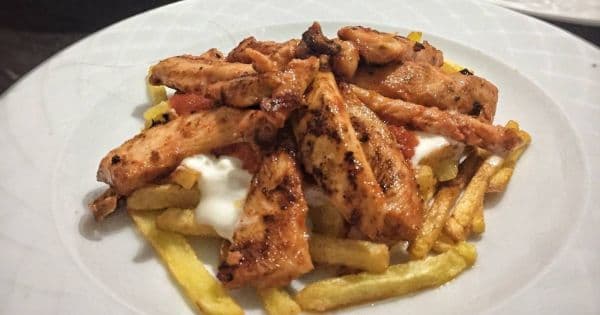 Tavuklu Çökertme Kebabı