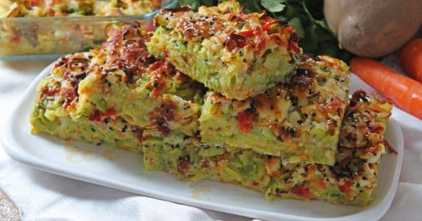 Börek Tadında Sebzeli Fırın Mücver