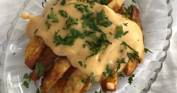 Cheddar Soslu Patates