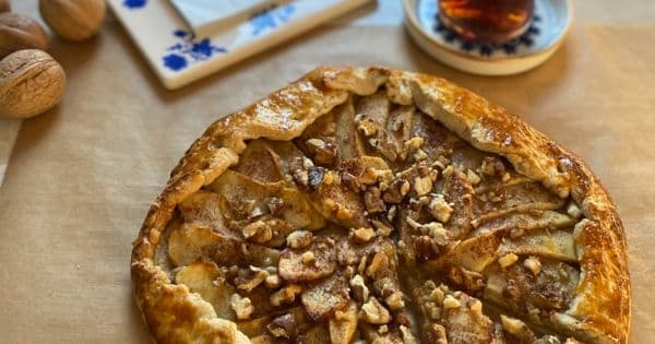 Tahinli Elmalı Galette