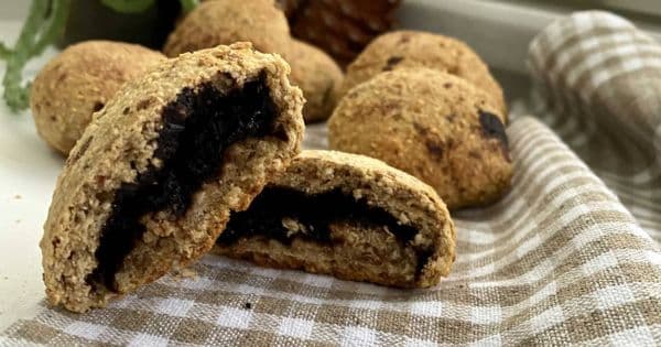 Vegan Çikolata Dolgulu Kurabiye