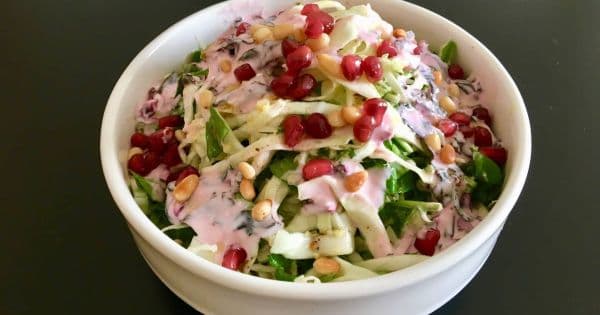 Yeşil Elmalı Beyaz Lahana Salatası