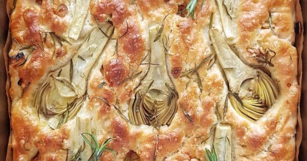 Enginarlı Foccacia