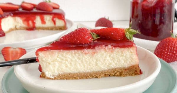 Frambuazlı Labneli Cheesecake