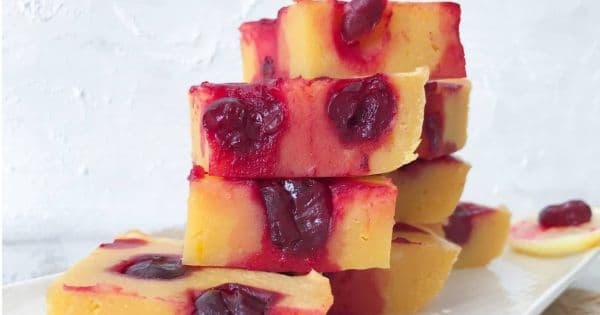 Beyaz Çikolatalı Limonlu Blondie