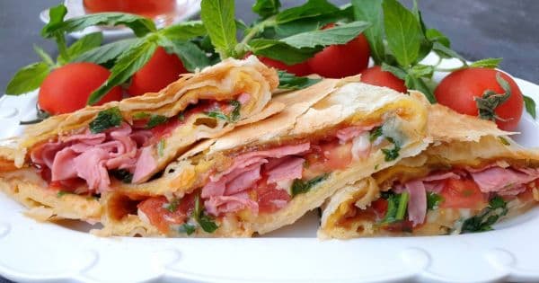 Lavaştan Kahvaltılık Omlet Dürüm