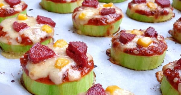Mini Kabak Pizzalar