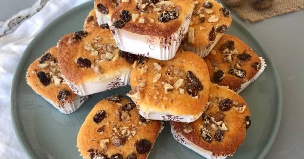 Üzümlü Limonlu Muffin