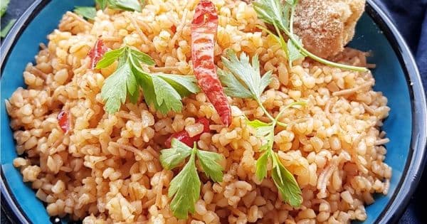 Tel Şehriyeli Bulgur Pilavı