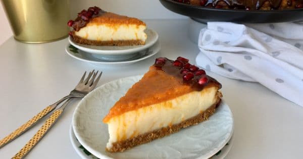 Bal Kabağı Soslu Cheesecake