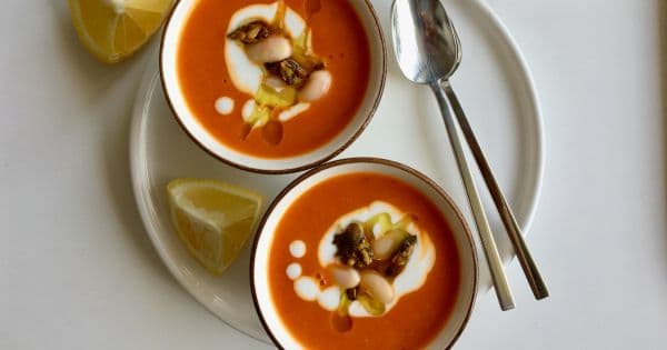 Kuru Fasulyeli Köz Biber Çorbası