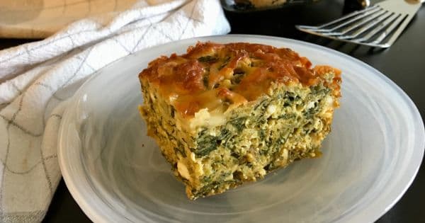 Peynirli Ispanaklı Tuzlu Kek