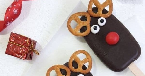 Ren Geyiği Görünümlü Kek
