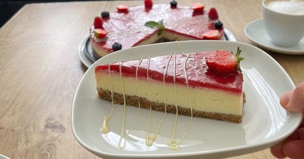 Frambuazlı Ev Yapımı Cheesecake